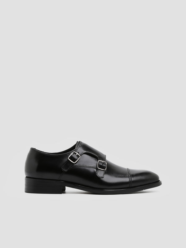 Kevin Double Monk Strap (Black)