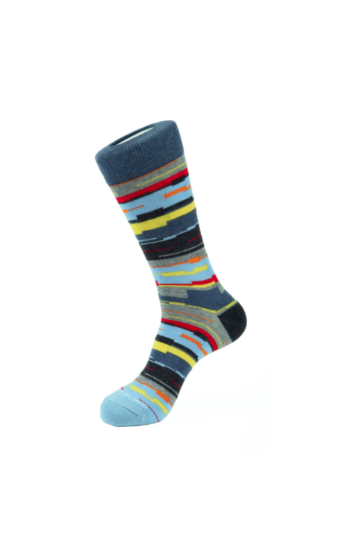 Glitch Stripes Sock