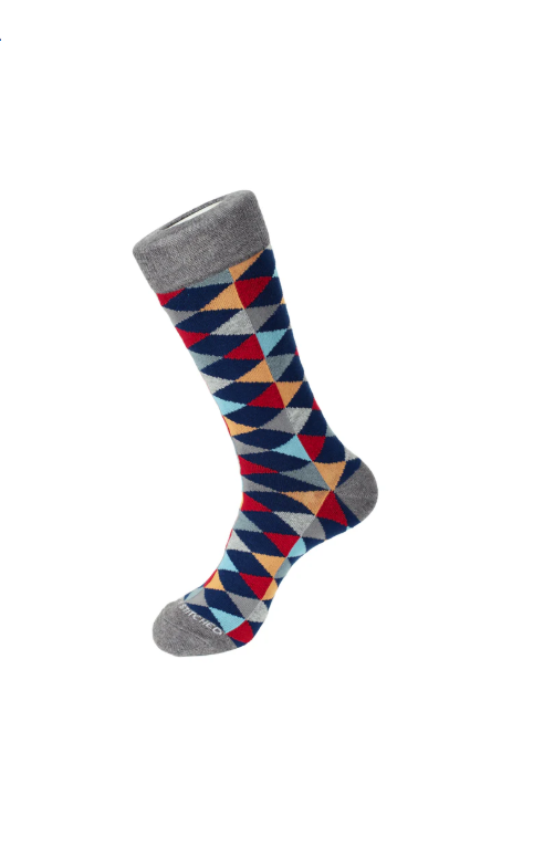 Mixed Diamonds Sock